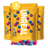 Unreal Dark Chocolate with Crispy Quinoa, Zero Sugar Alcohols, Non-GMO, 5 Oz (Pack of 3)