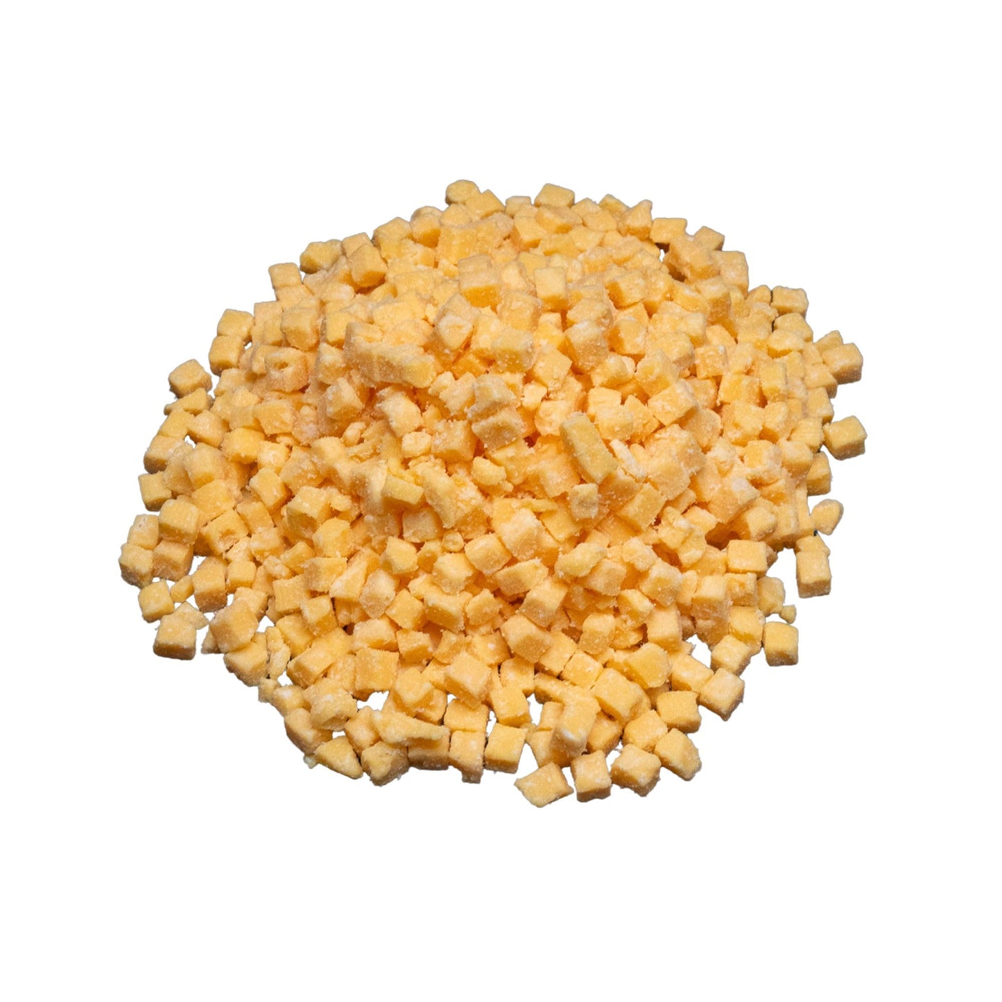 BEARDED BUTCHER HIGH-TEMP CHEDDAR CHEESE 2.5 lbs - Shelf-Stable 1/4 Cubes for Sausage Making and Snacks