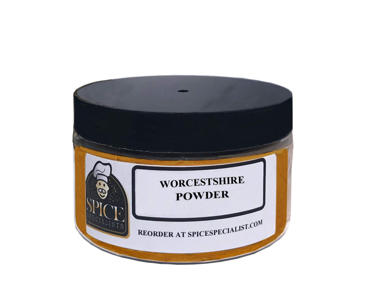 Worcestershire Powder by Spice Specialist - Jar Holds 4.0 oz. - Kosher (small & bulk options available)