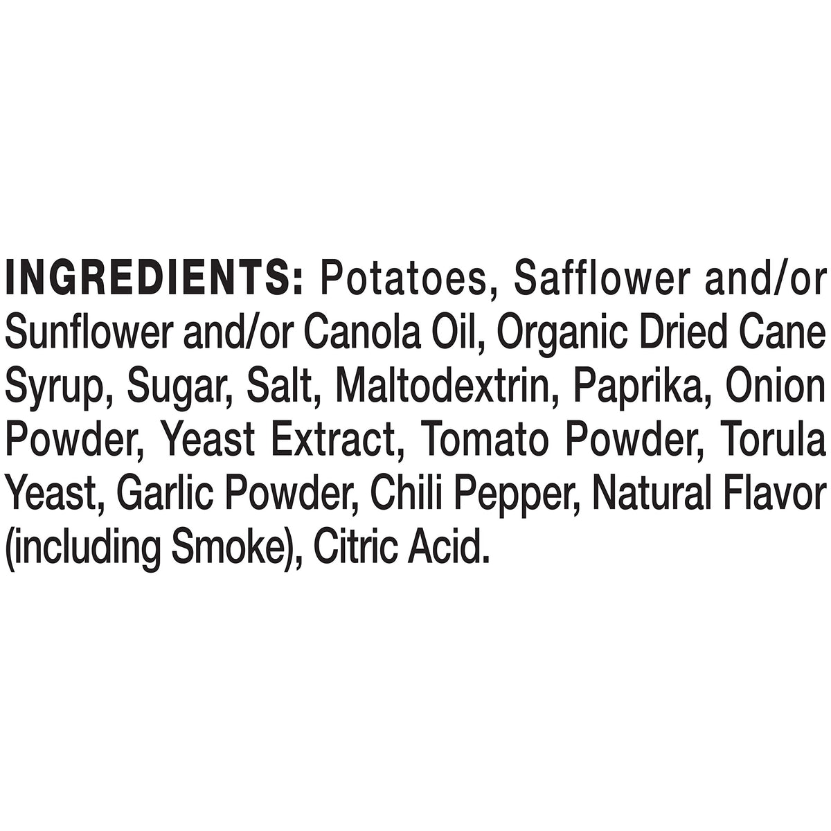 Kettle Brand Potato Chips, Backyard Barbeque Kettle Chips, Snack Bag, 2 Oz (Pack of 6)
