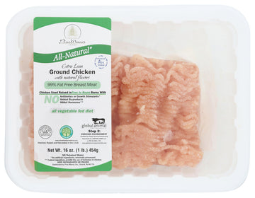 Pine Manor, Extra Lean Ground Chicken, 16 oz