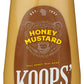 Koops' Honey Mustard - Gourmet Mustard, Gluten-Free, Kosher, Made In Usa, From Quality Mustard Seeds, Honey Mustard Sauce - 12 O