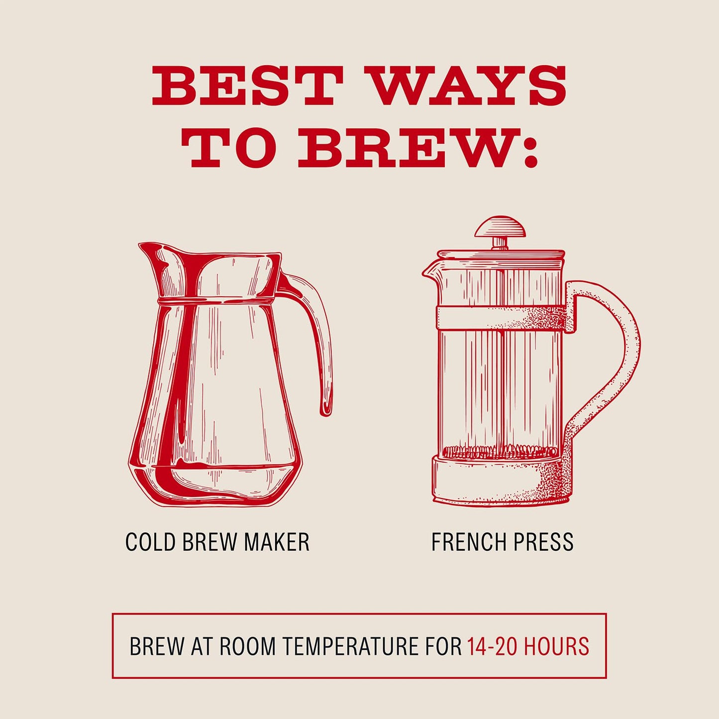Bizzy Organic Cold Brew Coffee  Smooth & Sweet Blend  Coarse Ground Coffee  Medium Roast  Micro Sifted  Specialty Grade  100% Ar