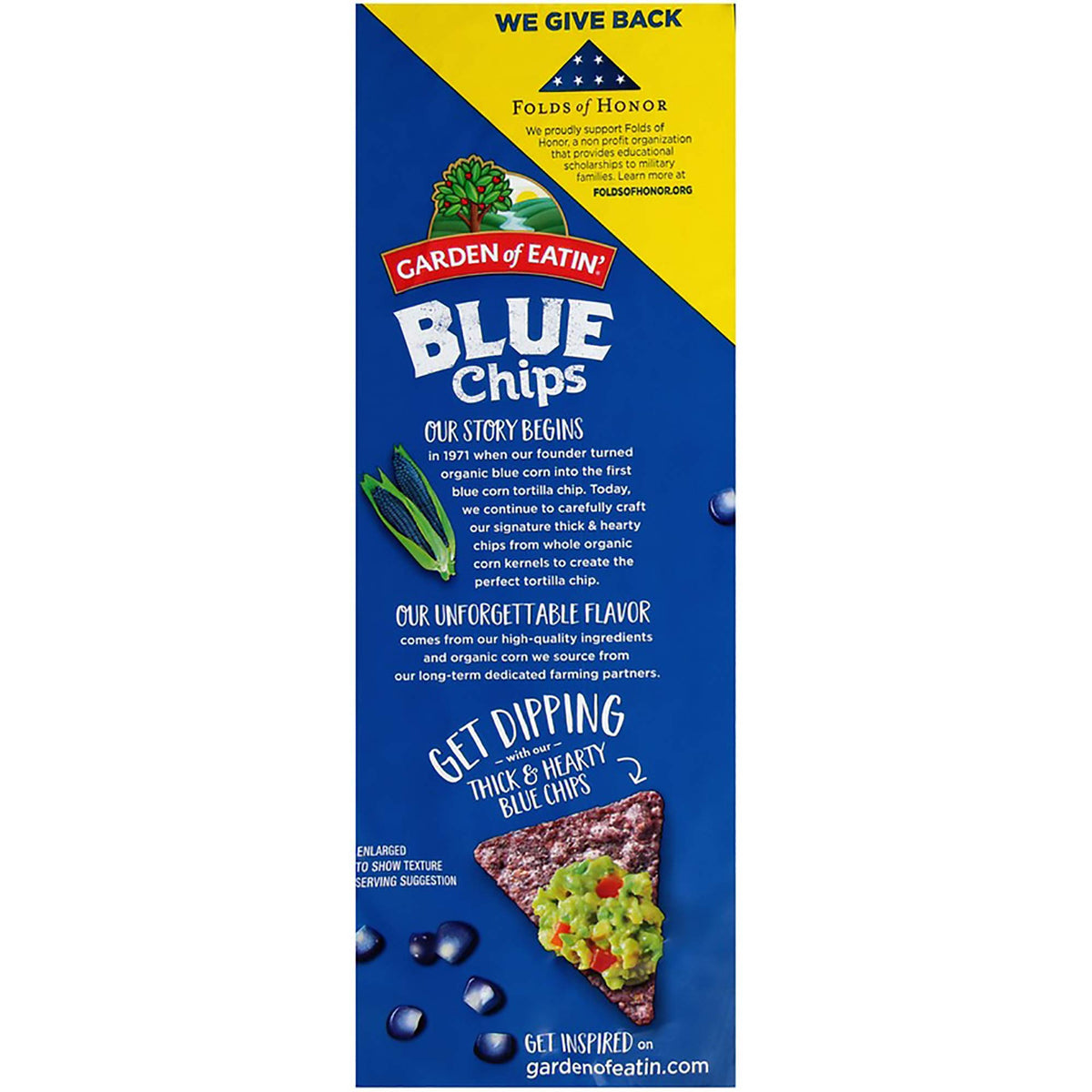 Garden of Eatin Tortilla Chips, Blues, 10 Oz