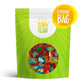 Gummy Candy Mix | 2-Pound Bag | Blue Sharks, Bears, Worms, Butterflies - Party Favors