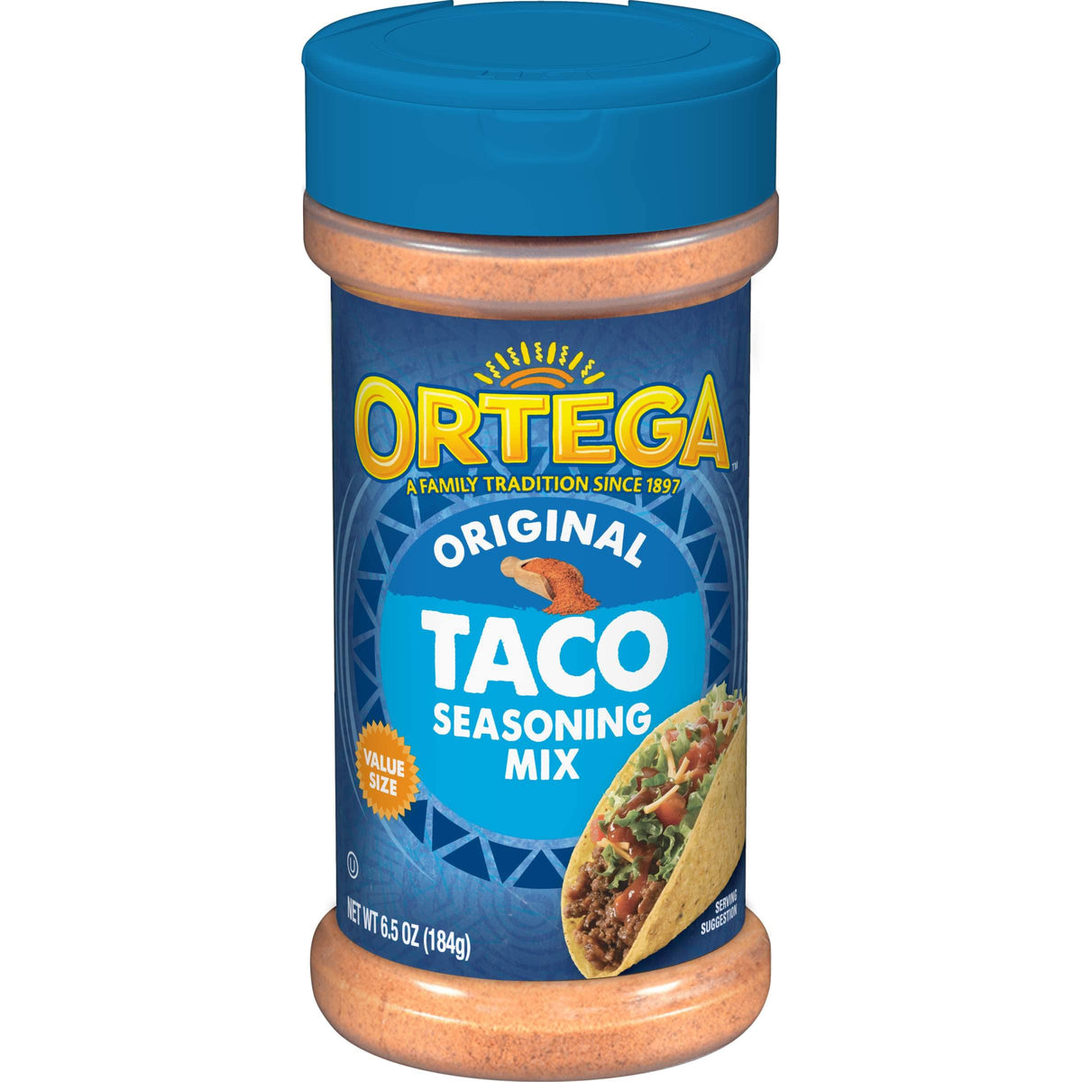 Ortega Seasoning Mix, Taco Seasoning, 6.5 Ounce