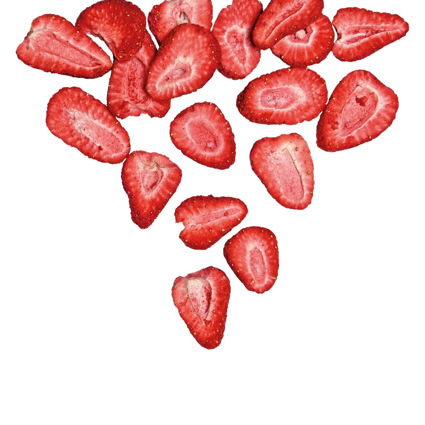 Pols Freeze Fresh - 6 Pack Sliced Freeze-Dried Strawberries (1 Oz Each) - No Added Sugar, Non-GMO, Vegan, Gluten-Free Single-Ser