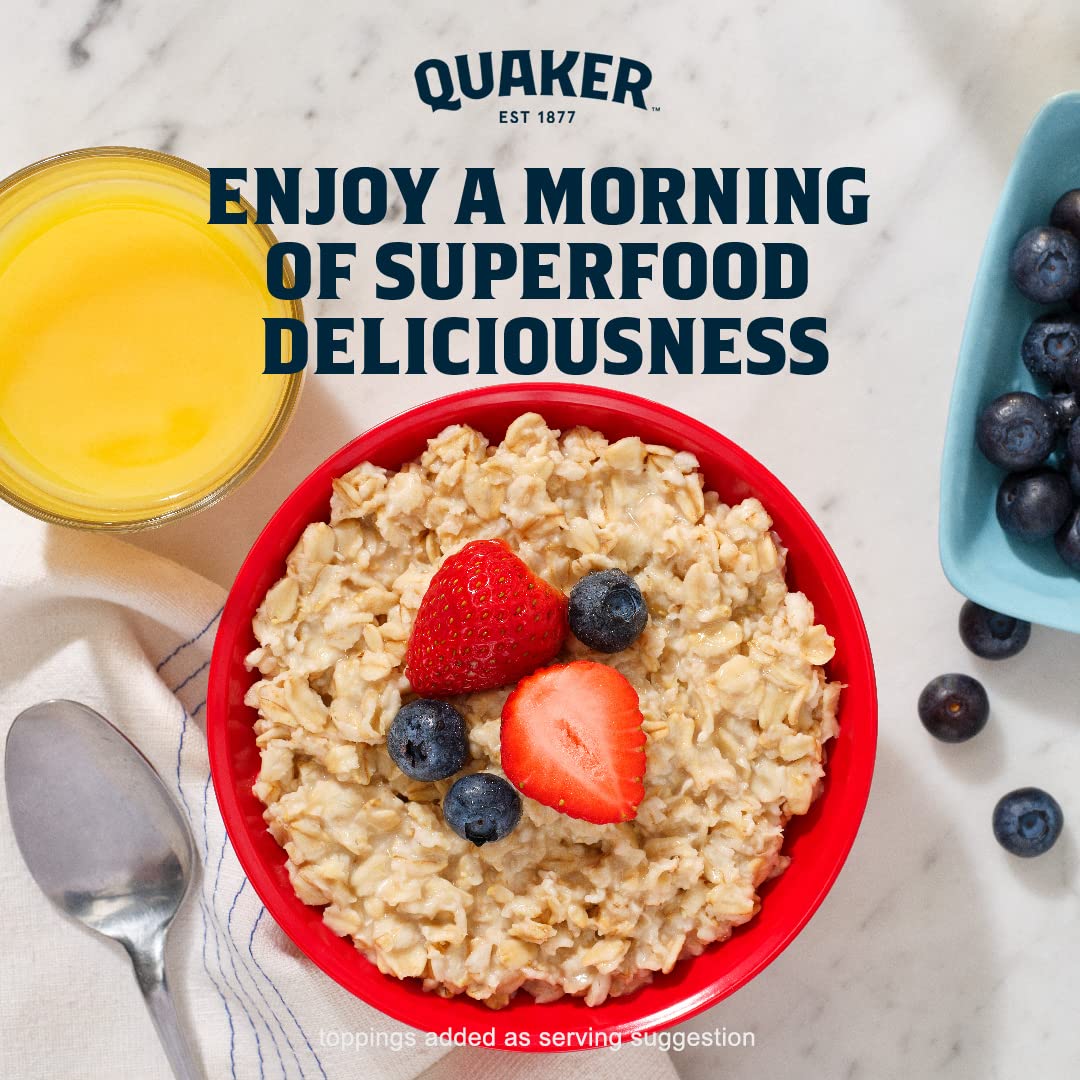 Quaker Instant Oatmeal, Peaches & Cream, 1.05oz, 44 Counts (Pack of 1)