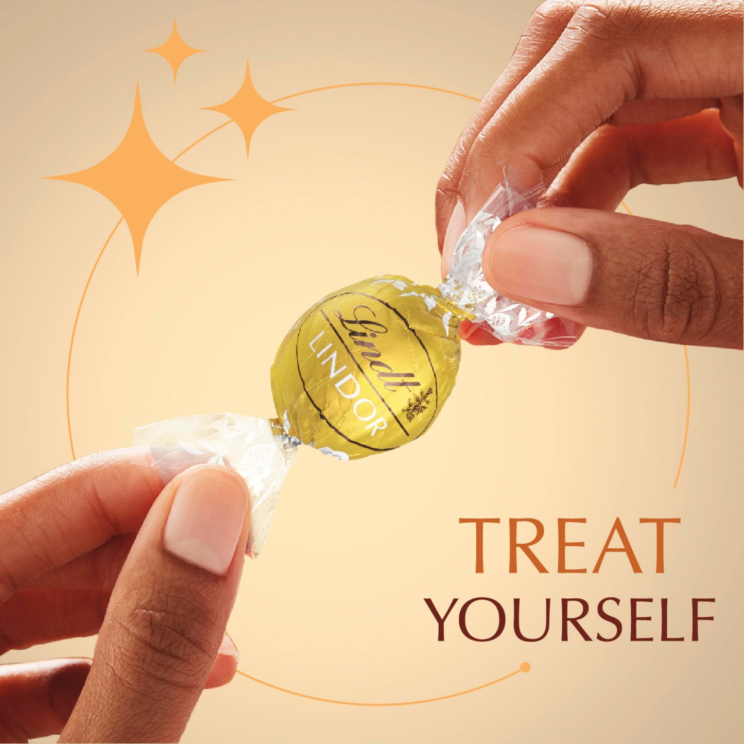 Lindt LINDOR White Chocolate Truffles, Smooth Melting Center, 5.1 oz (6 Pack), White Chocolate