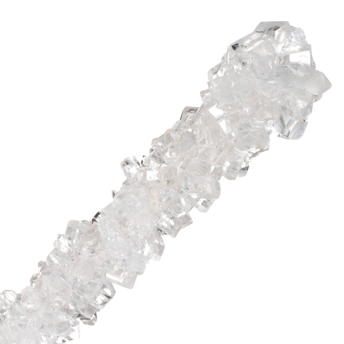 Candy Envy - White Rock Candy Sugar Sticks - Original Sugar Flavored - 12 Indiv. Wrapped