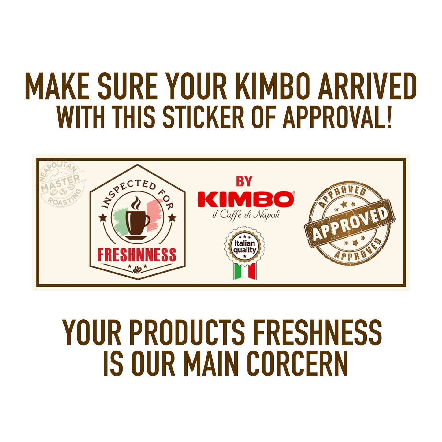 Kimbo Espresso Barista 100% Arabica | Whole Bean Coffee | Medium Roast | 9/13 Intensity | Naturally Sweet Flavor, With Cytrus an