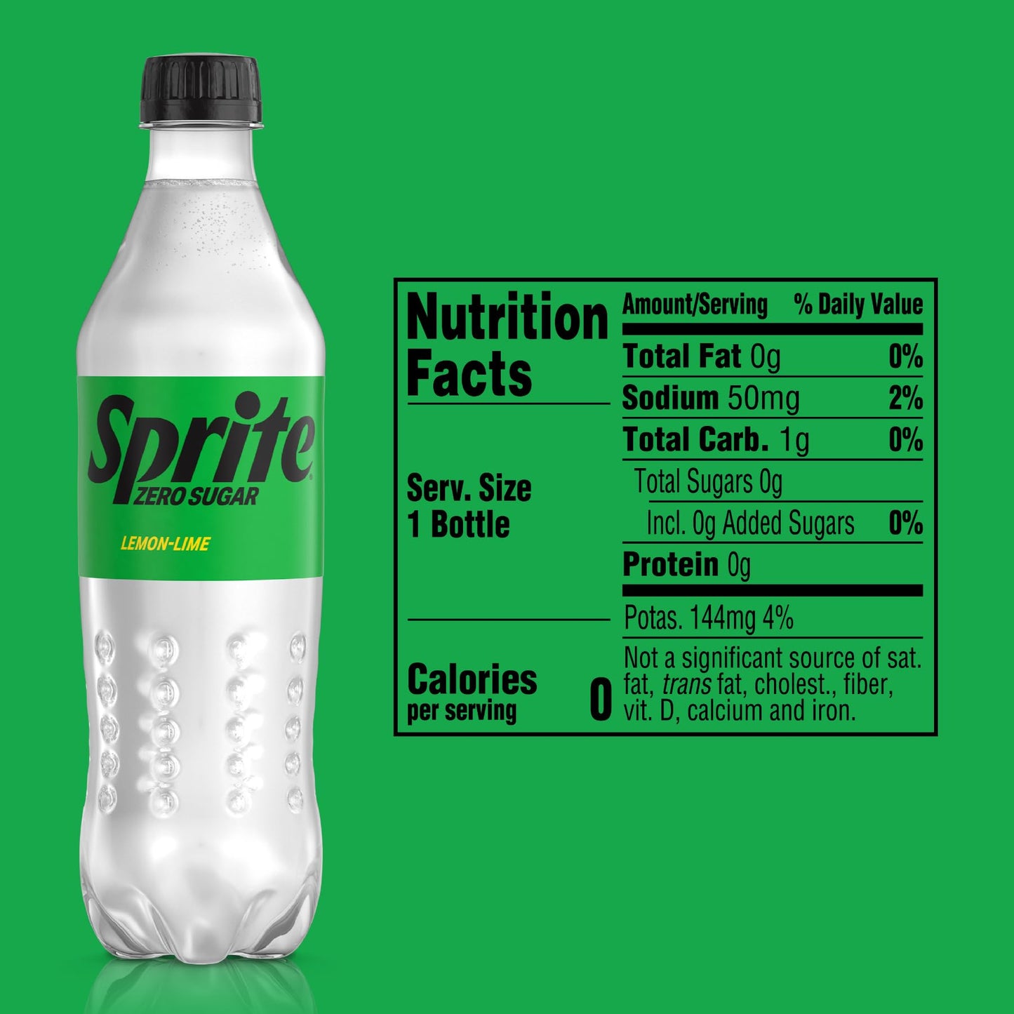 Sprite Zero Sugar Lemon Lime Diet Soda, 16.9 fl oz, 6 Pack