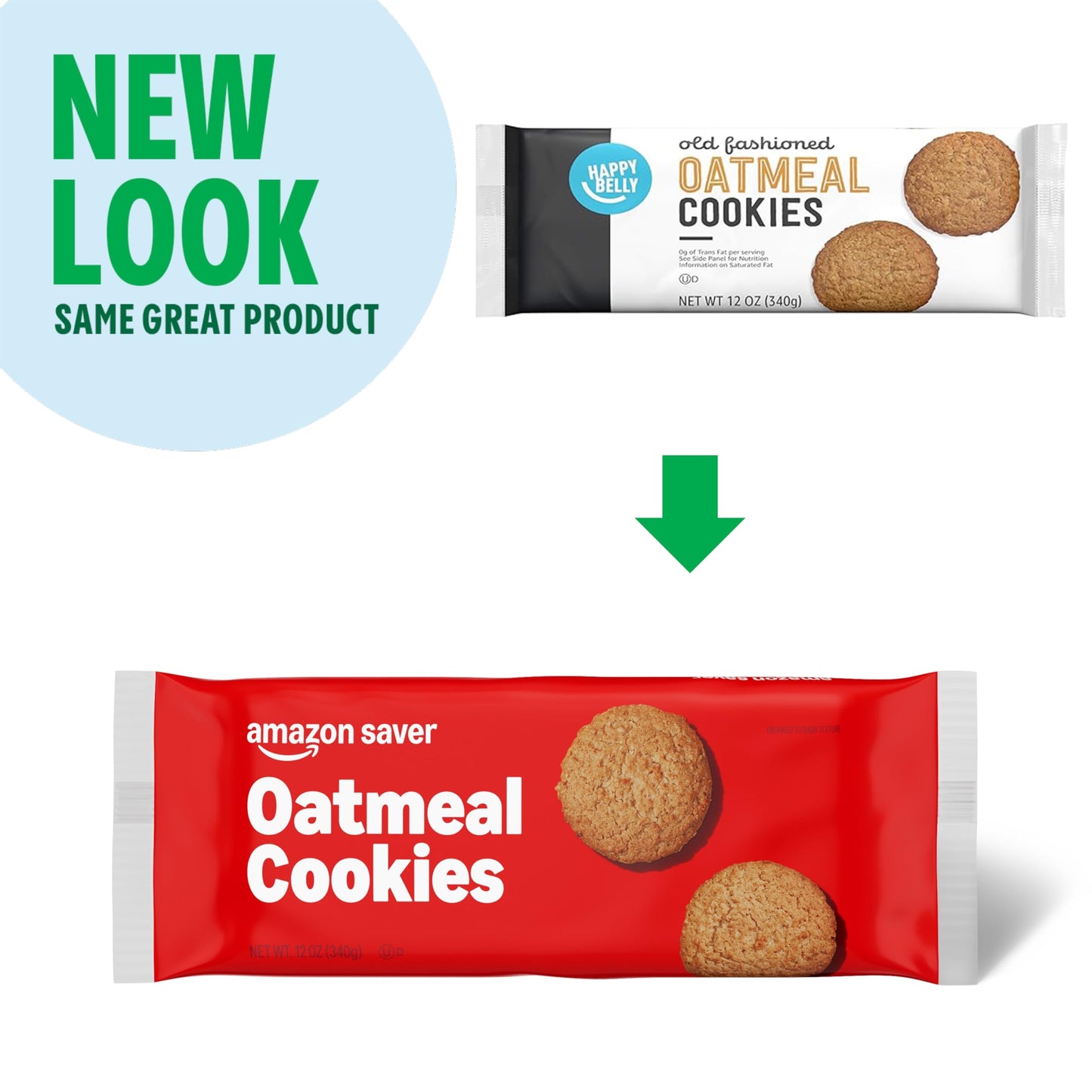 Large Online Retailer Saver, Dunking Oatmeal Cookies, 12 Ounce (Previously Happy Belly, Packaging May Vary)