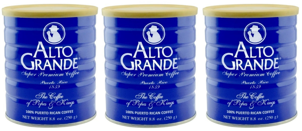 Alto Grande Super Premium Coffee Ground, 8.8 Ounce (Pack of 3)