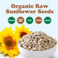 Food to Live - Organic Sunflower Seeds, 12 Pounds - Hulled, Raw, Non-GMO, Dried Kernels, Unsalted, Kosher, Vegan, Keto, Paleo, S