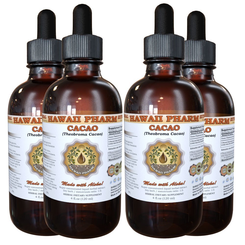 Hawaii Pharm Cacao Liquid Extract - 4x4 oz