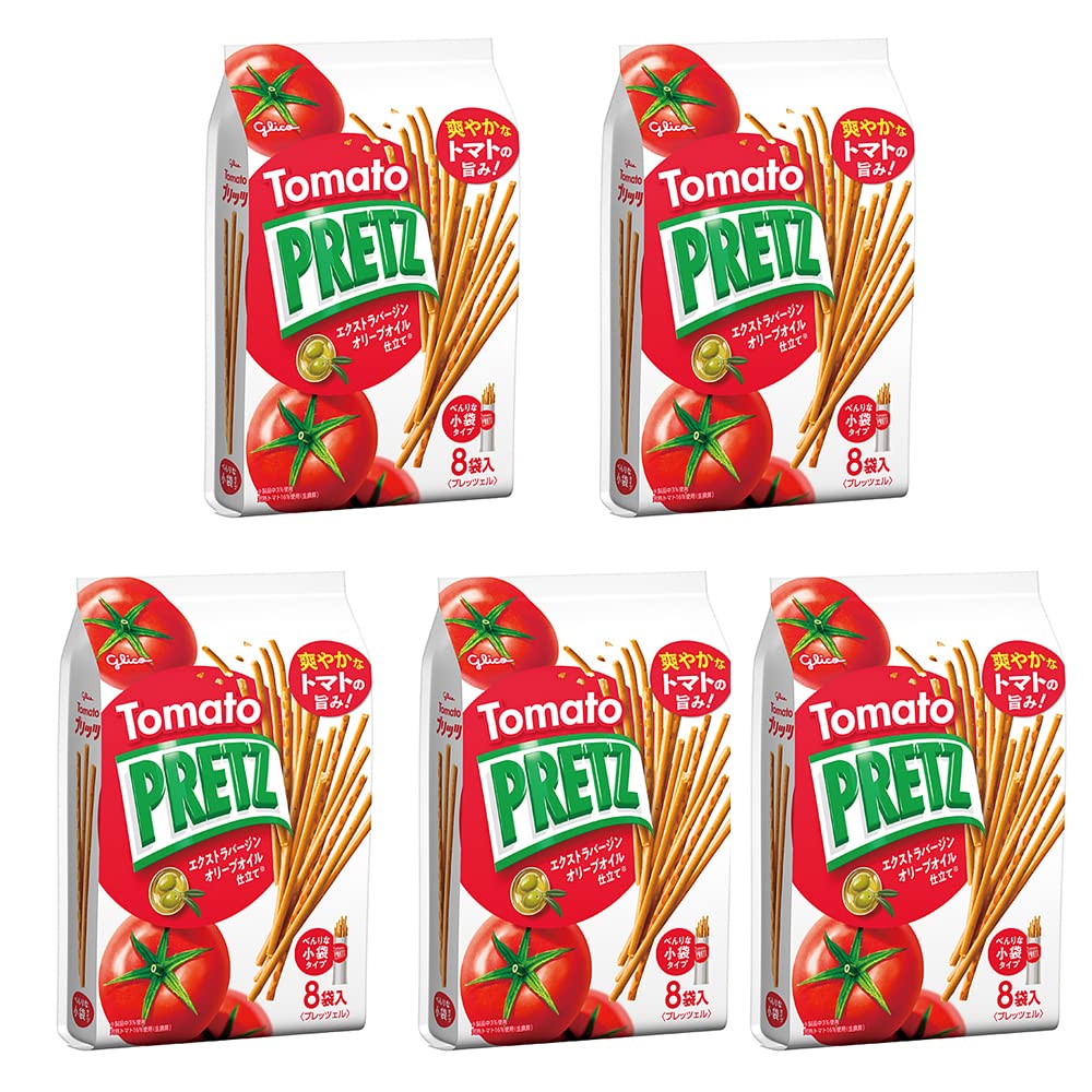 Pretz Ripe Tomatoes 4.7oz 5pcs Japanese Pretzel Snack Ninjapo
