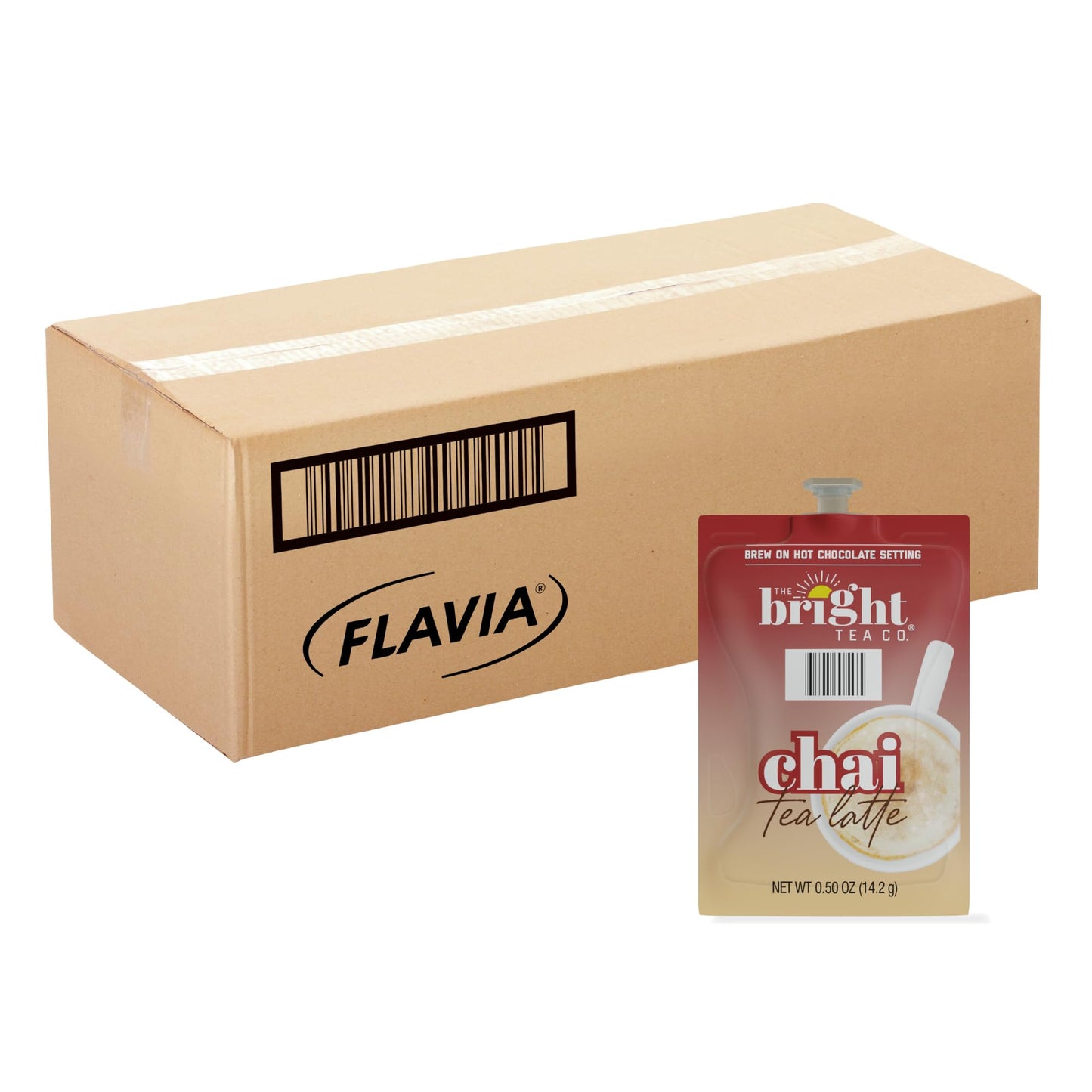 FLAVIA Chai Tea Latte Freshpack - Convenient Single Serve Tea Pods