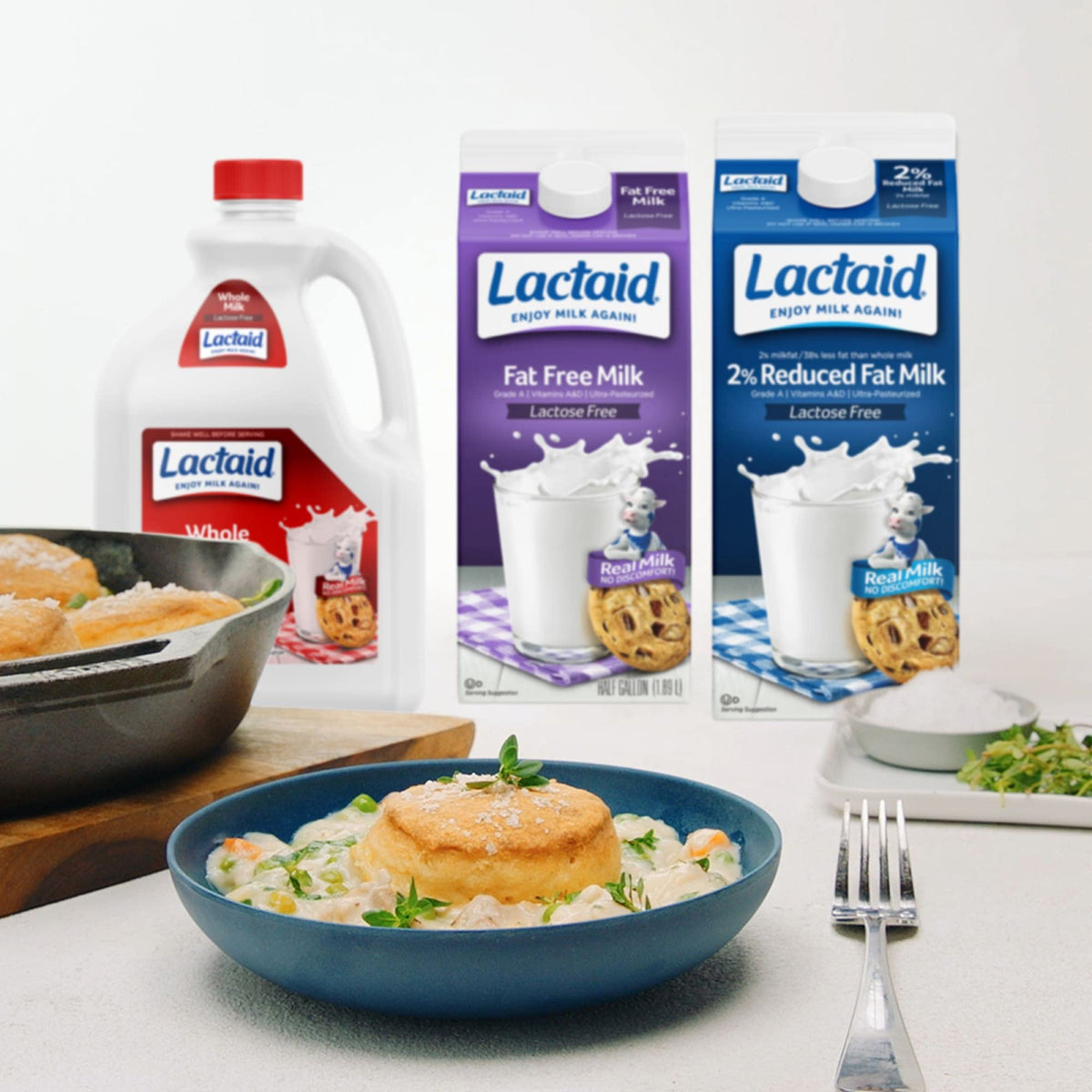 Lactaid Whole Milk, 64 fl oz