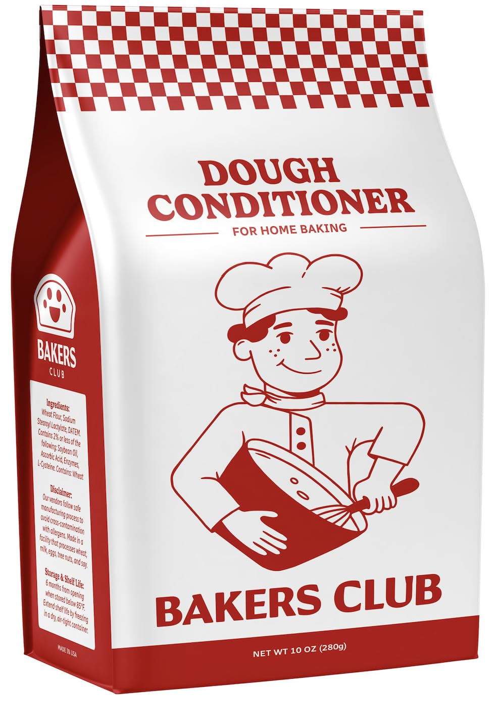BAKERS CLUB Artisan Dough Conditioner - Baking Enhancer for Texture & Volume - 10oz
