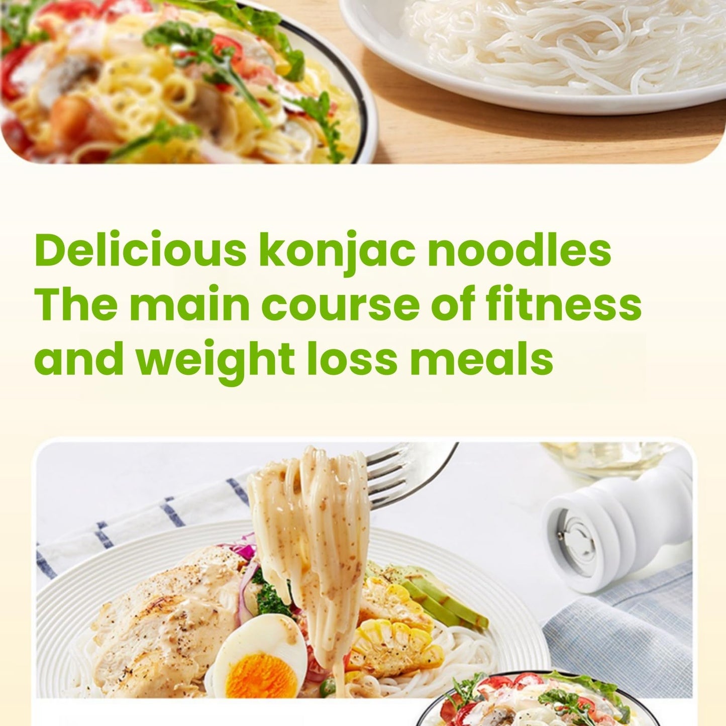 Noble Createaprototype Shirataki Konjac Pasta - Low Carb Gluten Free Dried Noodles, 16.08 Ounce, Vegan Stir Fry Noodles