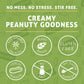 Crazy Richards Creamy No Stir Peanut Butter with No Added Salt, Sugar, Or Preservatives (1 Pack)