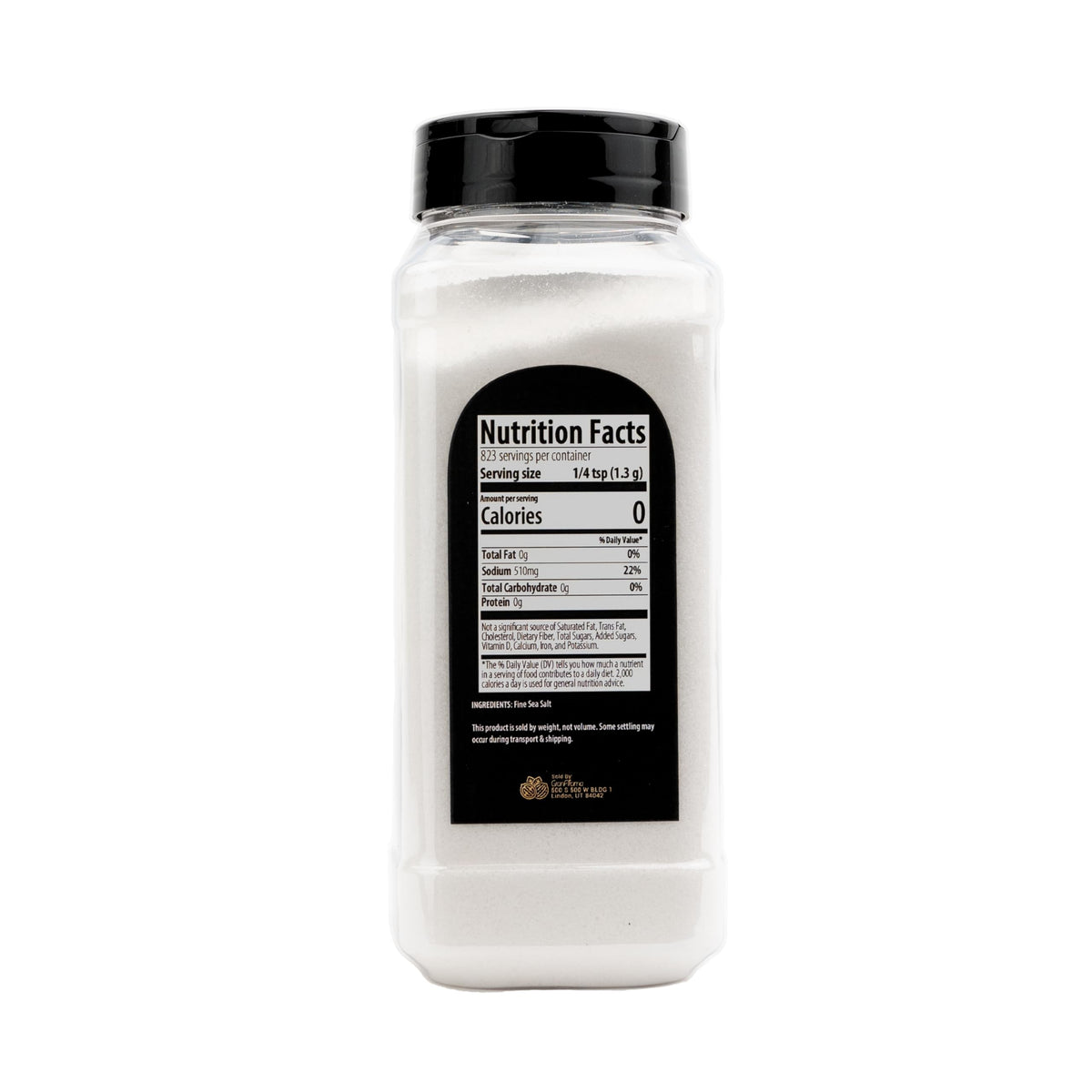 GranAroma Fine Sea Salt, Kitchen Essential, Garnish, Mediterranean Sea Salt (2.36 Pound)