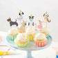 36 Pack Pet Dog Cupcake Toppers Dog Birthday Party Supplies Picks Baby Shower Kid Dog Lover Cake Decorations Supplies