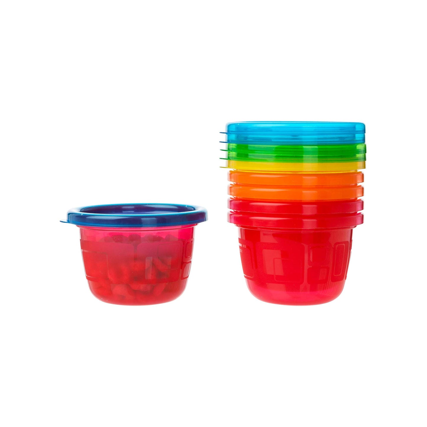 The First Years,Straw Take  Toss Party Pack, Rainbow, 30-Pieces