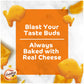 Goldfish Flavor Blasted Cheddar Jack'D Crackers, Snack Crackers, 6.6 Oz Bag