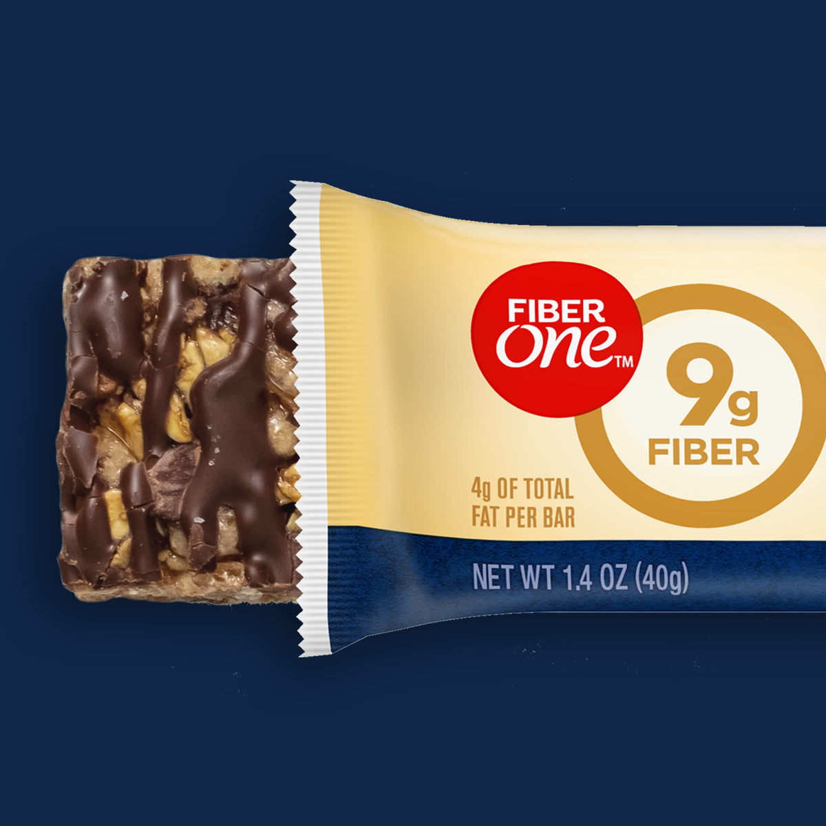 Fiber One Chewy Bars, Oats & Chocolate, Fiber Snacks, 14.1 Oz, 10 Ct