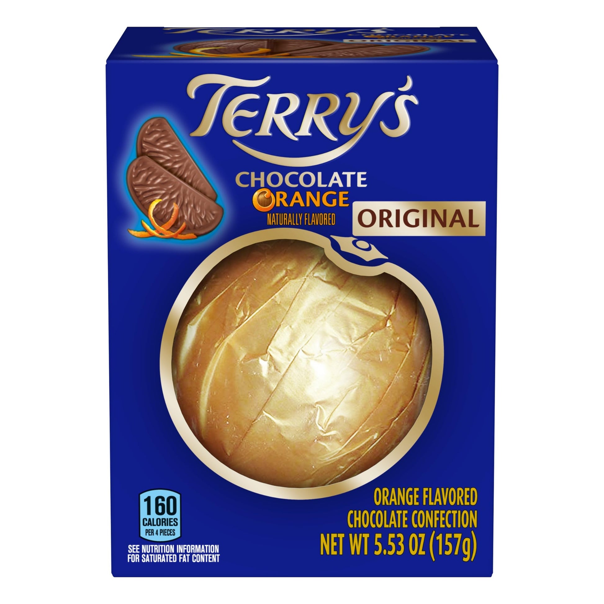 Terrys Milk Chocolate Orange Ball | Break Apart Chocolate | 5.53 oz Pack