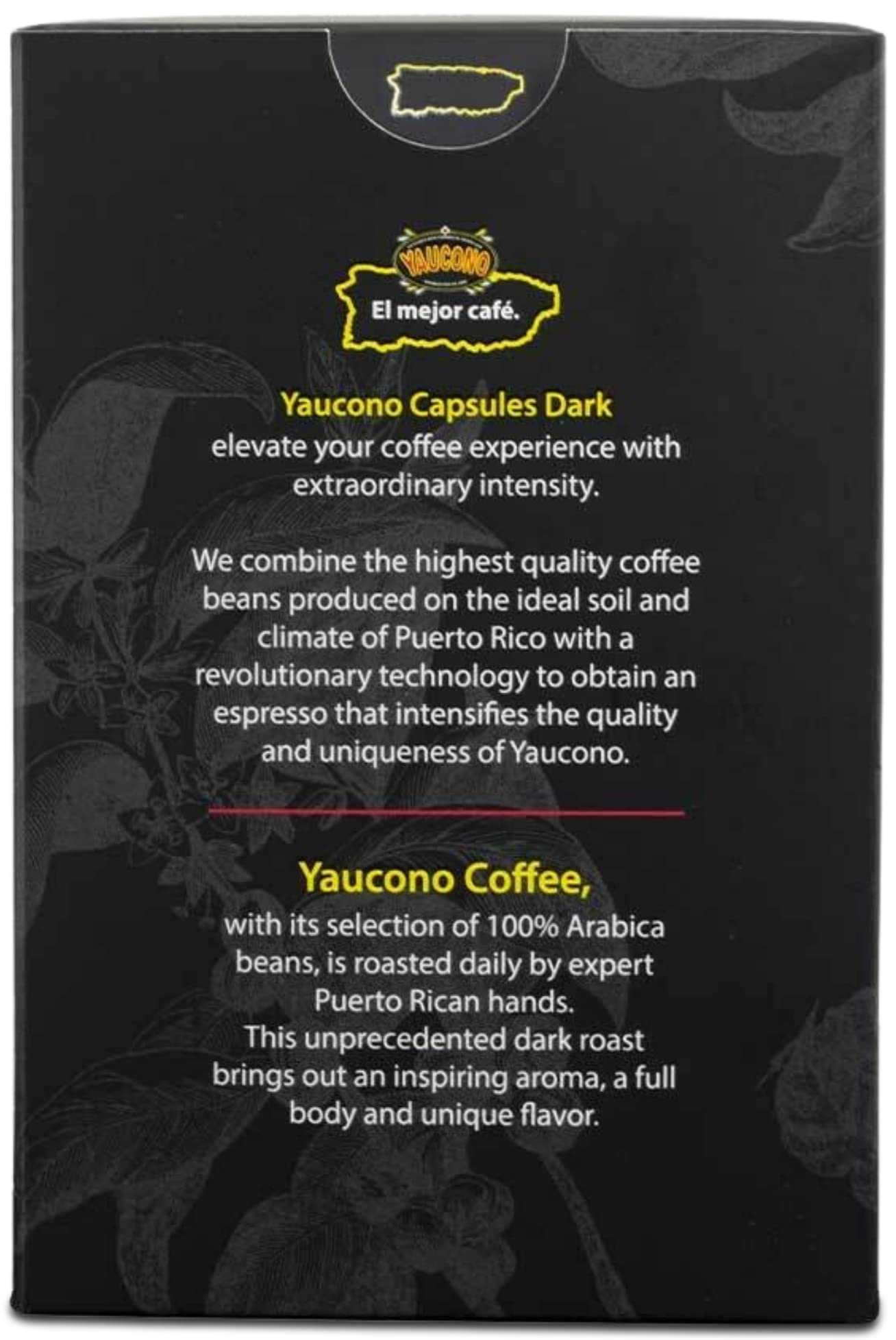 Yaucono Espresso compact pieces, Dark Roast, Compatible with Nespresso, 18 Count
