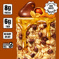 Over Easy Peanut Butter Dark Chocolate Soft and Chewy Oatmeal Breakfast Bars - Granola and Protein Bars - 12 Energy Snack Bars -