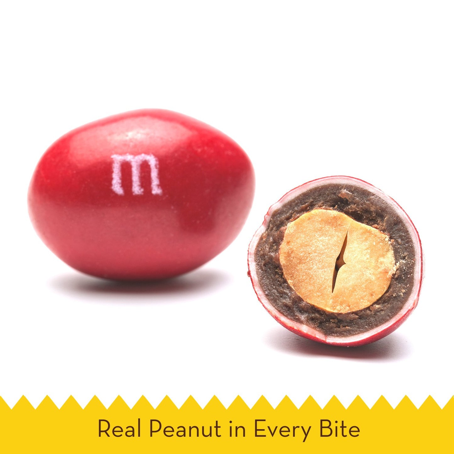 M&M'S Peanut Milk Chocolate Candy, Super Bowl Chocolates Sharing Size, 10.7 Oz Bag