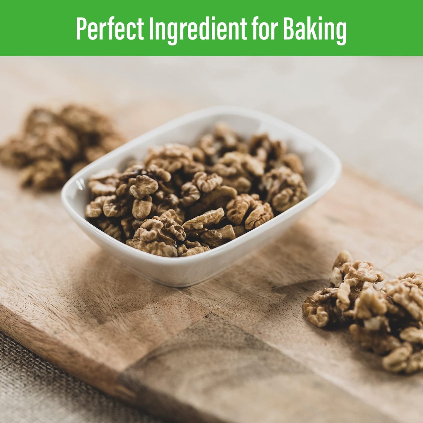 Sincerely Nuts Raw Shelled Walnuts (3Lb Bag) | No Shell Walnut Halves And Pieces | Easy To Eat & Cook Right Out Of The Bag | Kosher & Gluten Free Superfood | Plant Based Fiber & Healthy Fats