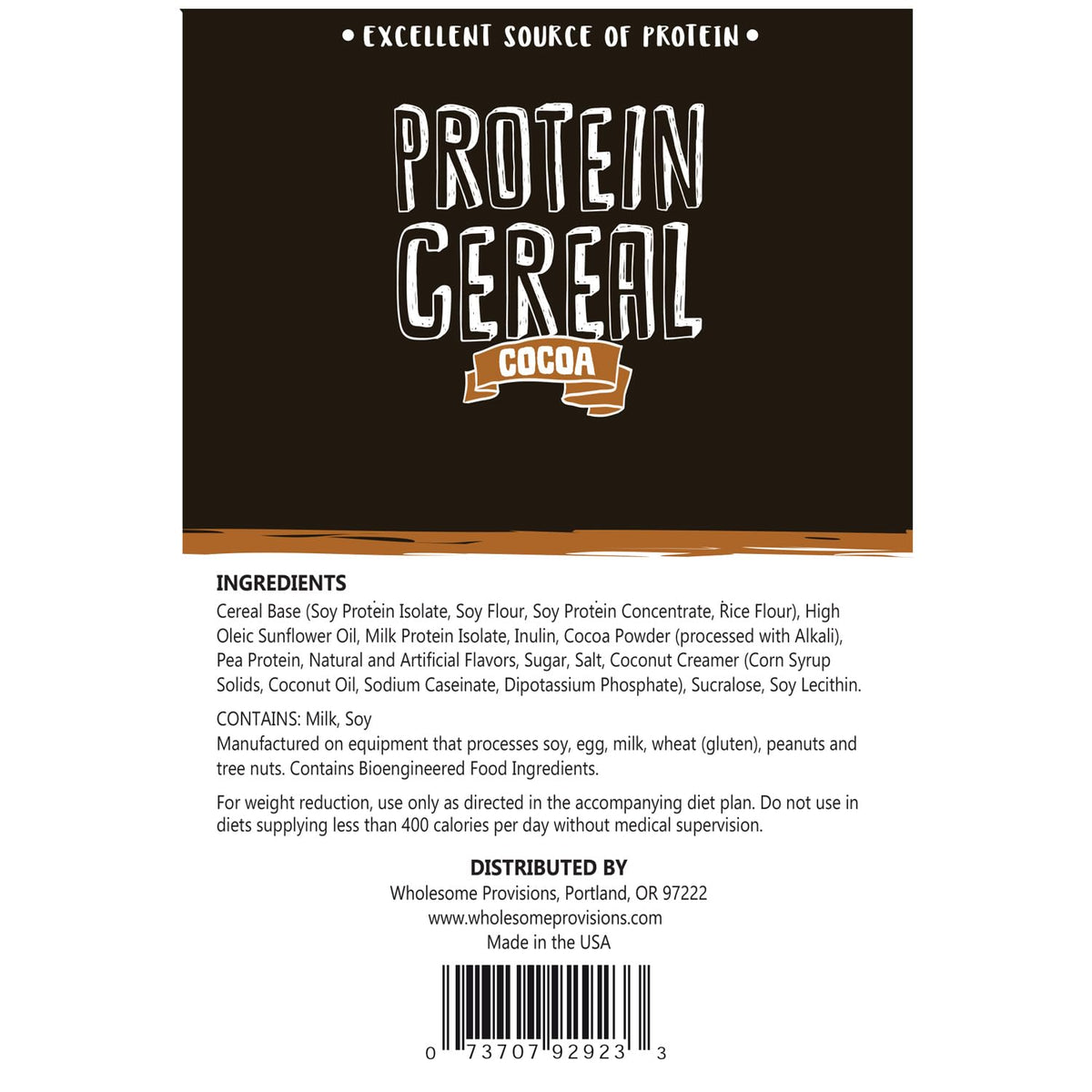 Protein Cereal, Low Carb Cereal, High Protein Cereal, 15G Protein, 5G Net Carbs, High Performance Cereal, 5 Individual Macro-Con