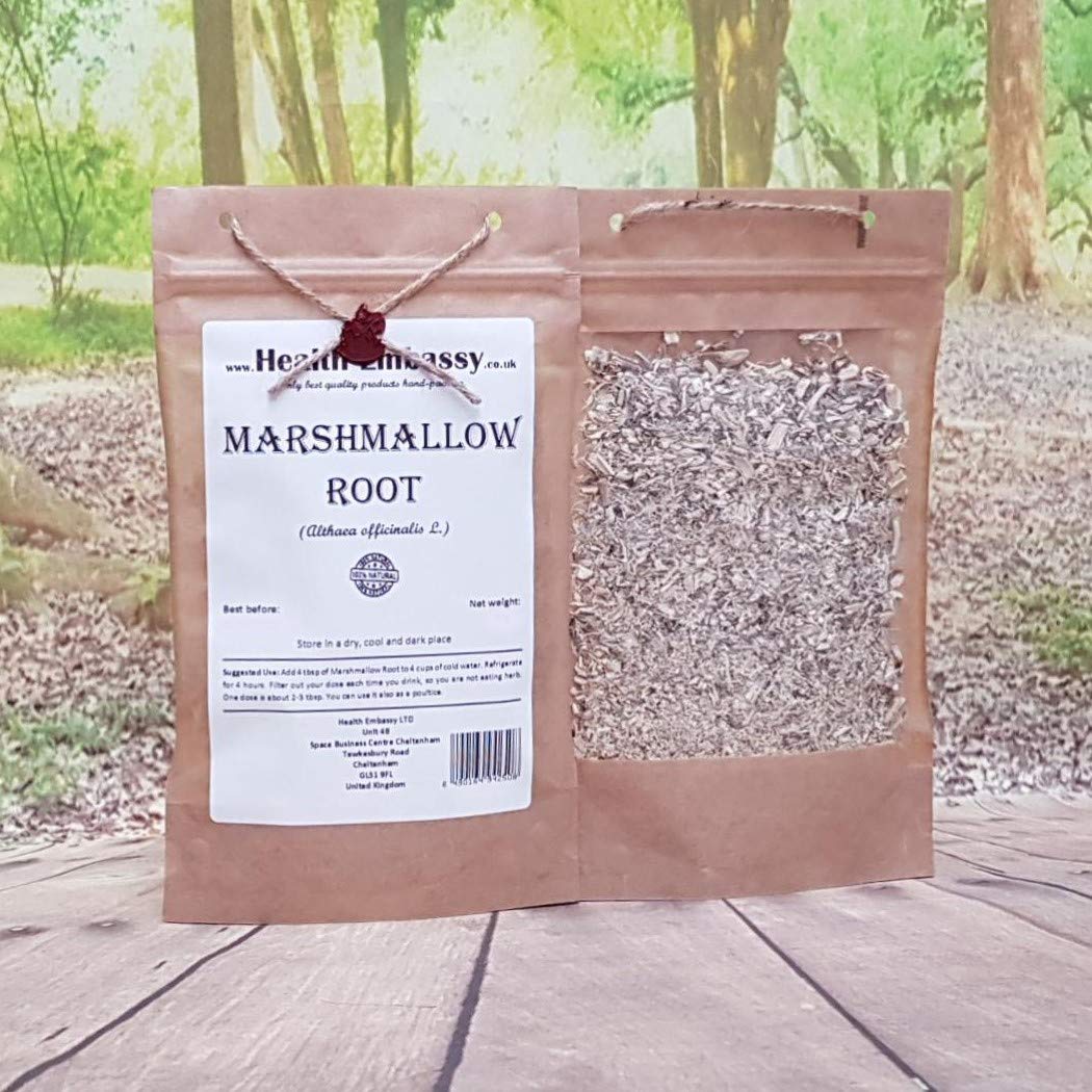 Health Embassy Marshmallow Root (Althaea Officinalis L. - Althaeae Radix) 100% Natural (50G)