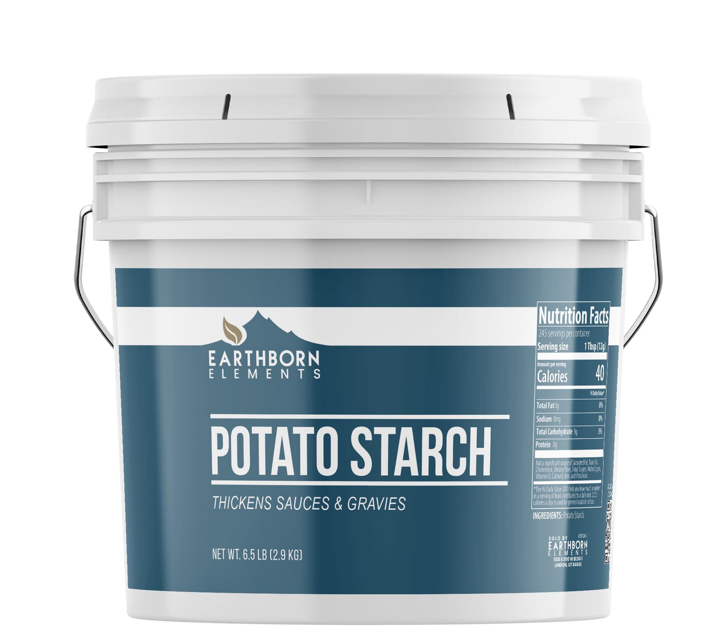 Earthborn Elements Potato Starch Thickener for Sauces, Soups & Gravies, 6.5 lb