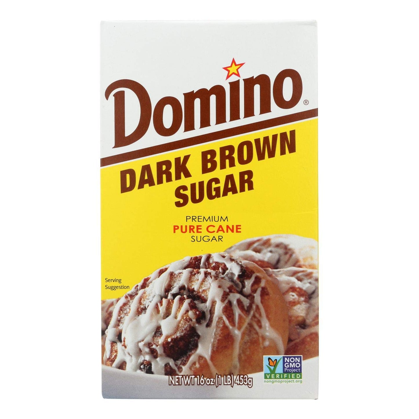 Domino Sugar Dark Brown, 16-Ounce Boxes (Pack of 24)