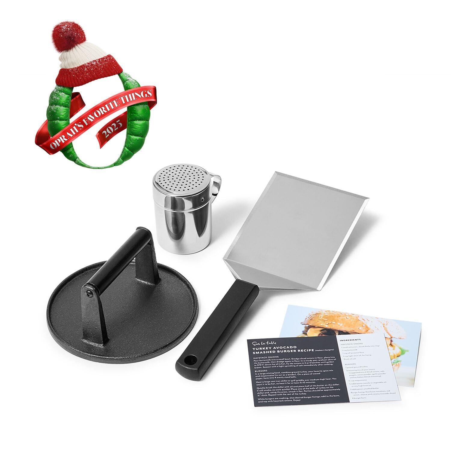 Sur La Table Smash Burger Kit  Black