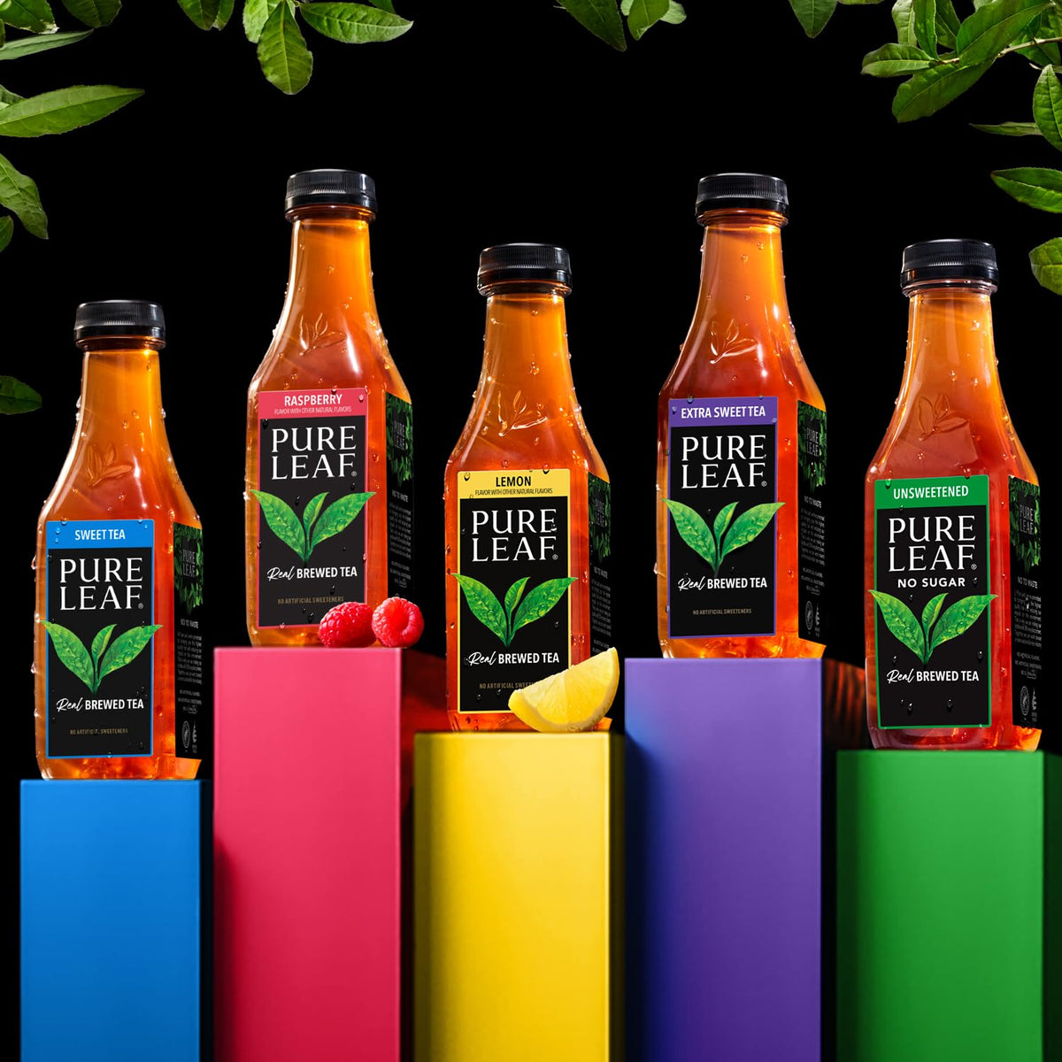 Pure Leaf Zero Sugar Sweet Tea, 18.5 Fl Oz Bottles, Pack of 12 - Refreshing Iced Tea без Added Sugar