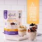Oatsome Organic Overnight Oats with Chia, Flax, & Hemp, Gluten-Free Oatmeal with 7g of Protein, 2.5 lb Bag