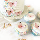 Sugar Robot Edible Butterflies For Cake Decorating - Small Pastel Pink Butterfly Cake Toppers And Cupcake Toppers - Decoration Made In The Usa - Enhanced Crafted (Pink)