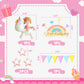 Jevenis Magical Unicorn Cake Decoration Girls Unicorn Birthday Decoration Rainbow Cake Topper Unicorn Party Favors Rainbow Birth