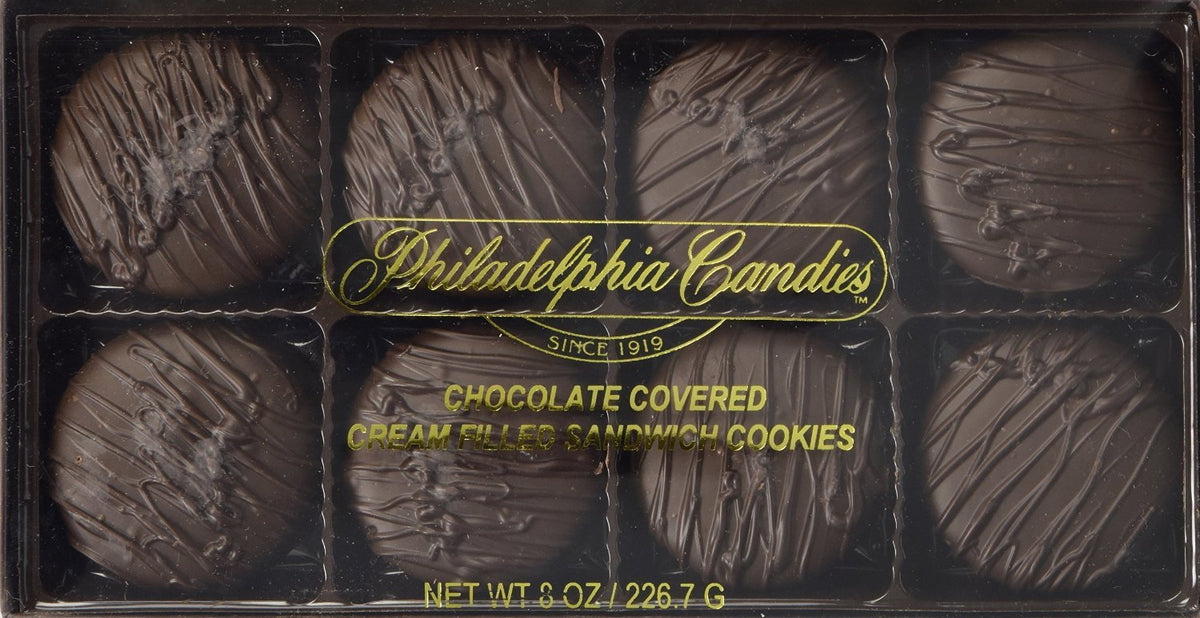 Philadelphia Candies Dark Chocolate Covered OREO® Cookies 8 oz Pack