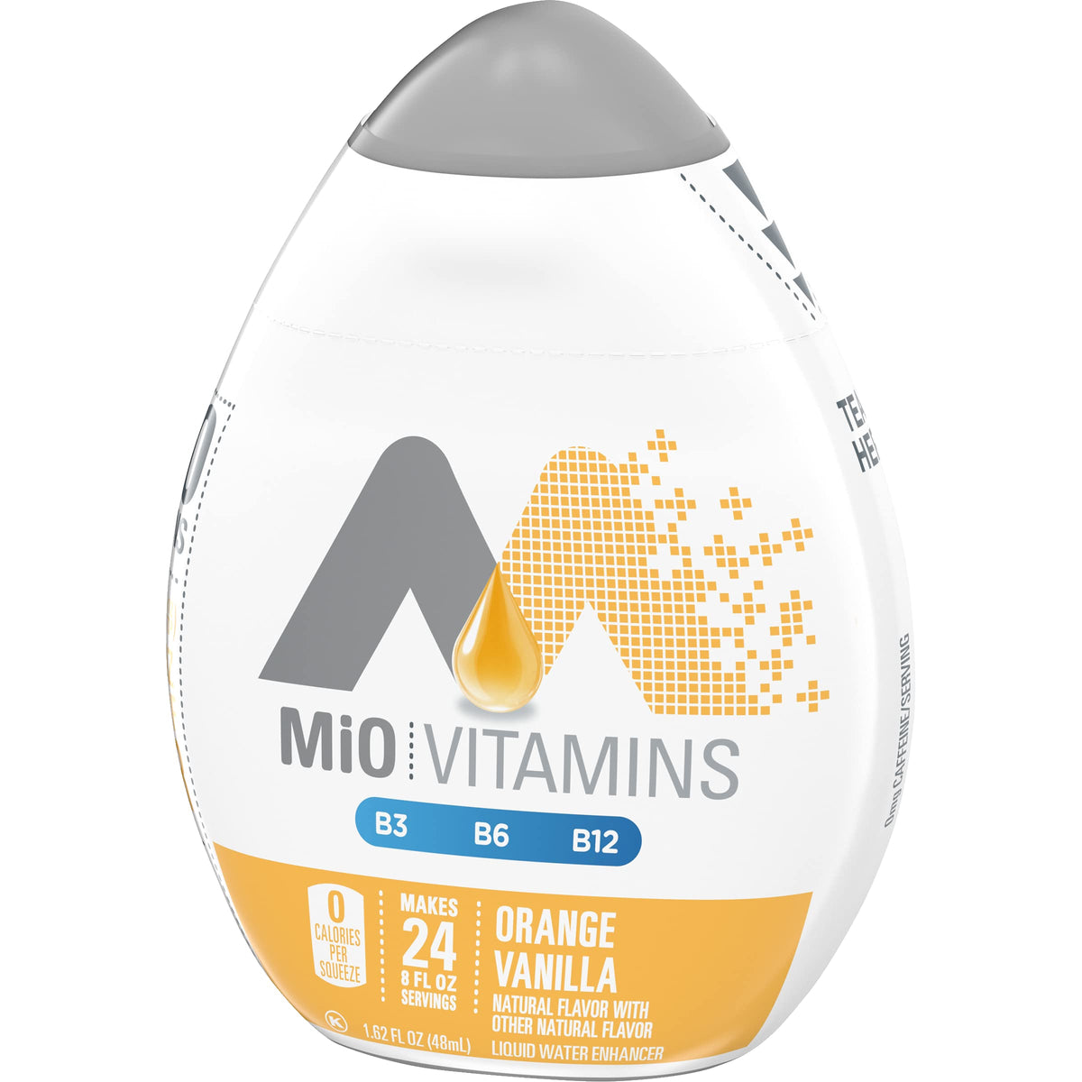 Mio Vitamins Liquid Water Enhancer, Orange Vanilla, 1.62 Oz 4-Pack