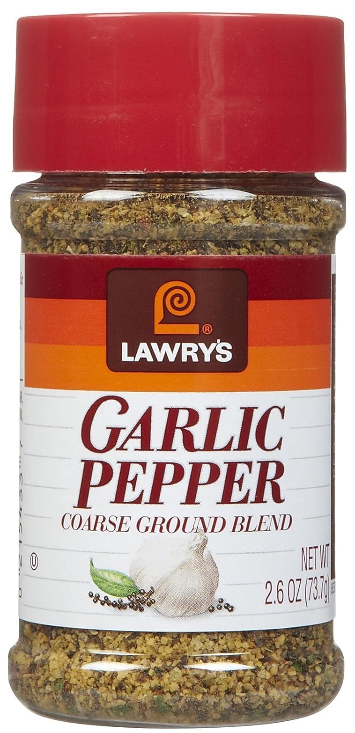 Lawry's Garlic Pepper, 2.6 oz (Pack of 12)