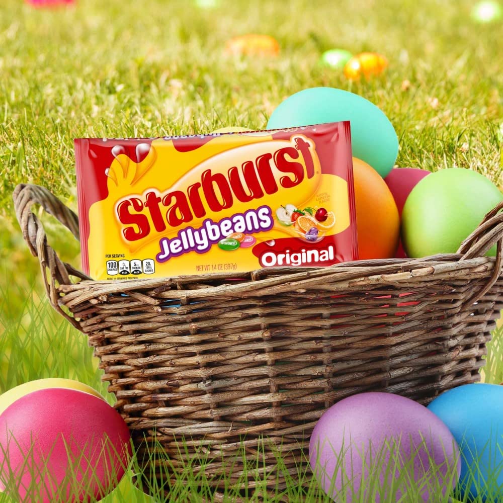 Starburst Jellybean Originals - 14 Ounce Pack of 12 - Colorful Fruit-Flavored Candy