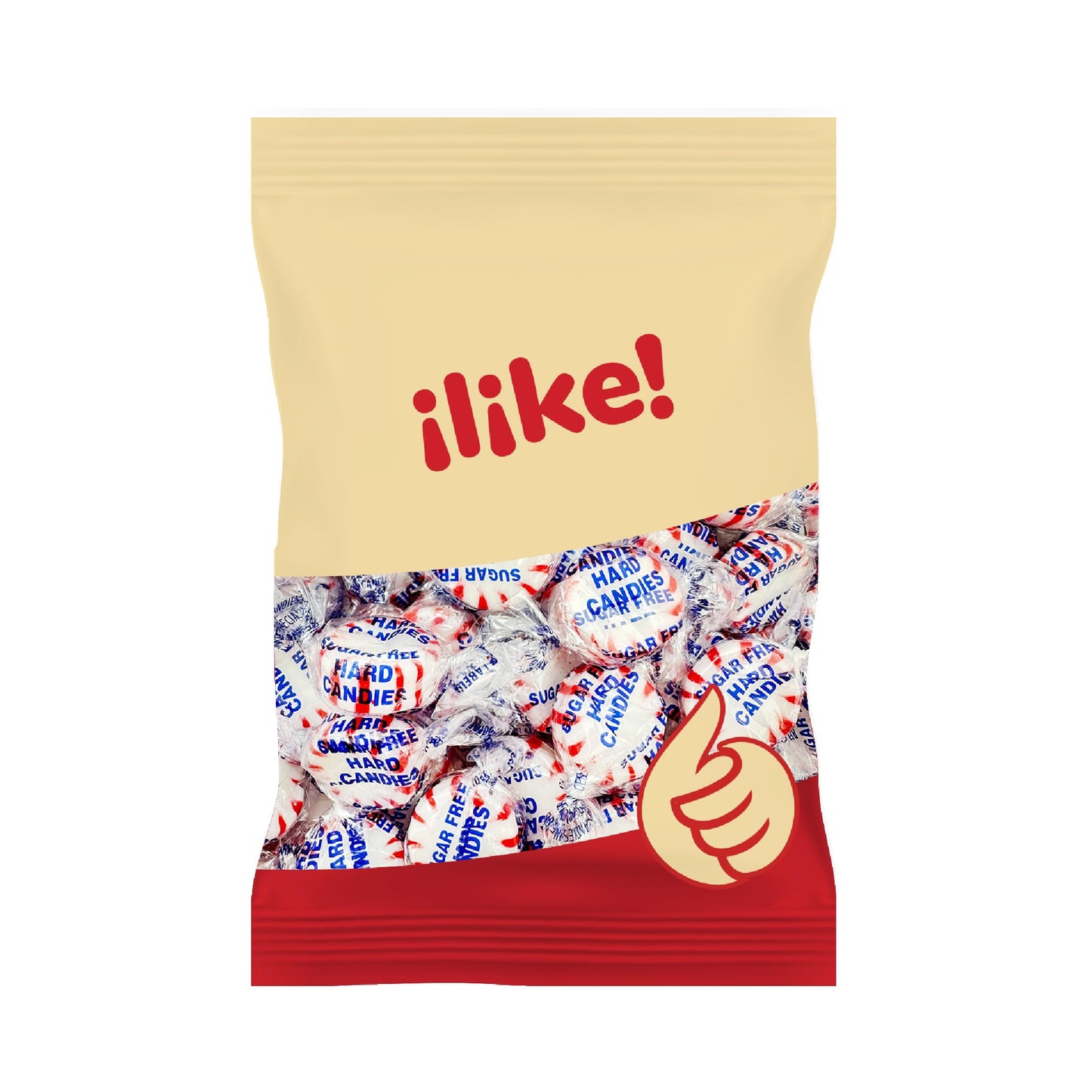 ILIKE! Sugar-Free Starlight Mints - 1-Pound Peppermint Hard Candy